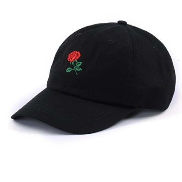 Unisex "Jayden" Embroidered Rose Dad Hat - Picture 3 of 3